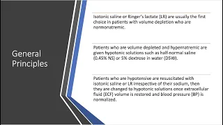 Intravenous Fluids: Part 1. Overview and General Principles