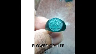 Wax Carving : Flower Of Life Ring | ORO Creative
