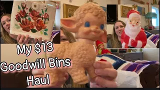 Only Spent $13 at the Goodwill Bins / Enid Collins, Vintage Blowmold, Rubber Squeaky Toy & More….