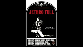 Jethro Tull Live at the Ottawa Civic Centre, March 26 1977