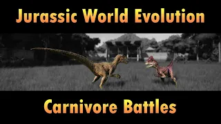 Small Carnivore Battles in Jurassic World Evolution