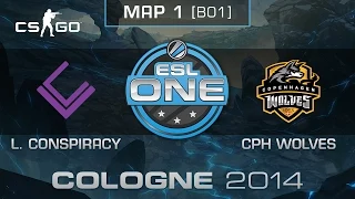 London Conspiracy vs. Copenhagen Wolves - ESL One Cologne 2014 - Group B - CS:GO