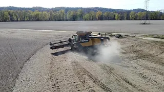 CAT / Claas Lexion 595R Soybean Harvest in Ohio