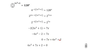 17 Exponential equations reduced to quadratic equations