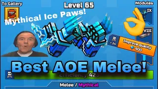 Ice Paws Are The Best AOE Melees When Upgraded To Mythical! (Fast Firerate) | Terrorz PG3D