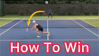 How To Win When Your Opponent Attacks (Tennis Singles Strategy Explained)