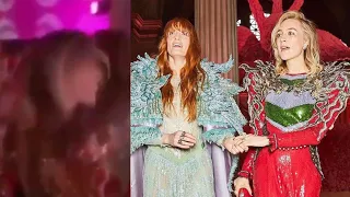 Saoirse Ronan Dancing to Cher MET Gala 2019 with Florence Welch & Harry Styles