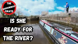Is she ready for the River? | Anderton Boat Lift | River Weaver