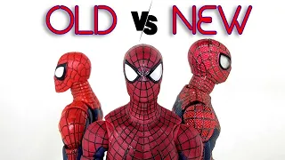 OLD VS. NEW Andrew Garfield Spider-Man action figures | Marvel Legends | S.H. Figuarts | Mafex