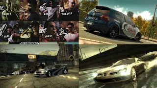 All blacklist race entrance, intro, NEED FOR SPEED MOSTWANTED 2005