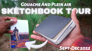 MY GOUACHE PLEIN AIR SKETCHBOOK TOUR 2022 *FAILURES INCLUDED*