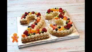 Торт на 23 Февраля ✧ Торт Цифра Буква ✧ Cream Tart