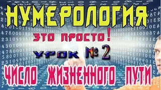 НУМЕРОЛОГИЯ - Код Жизни! Урок №2. Значение Числа Жизненного Пути