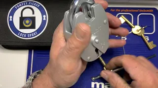 Securit 6 lever padlock picked open