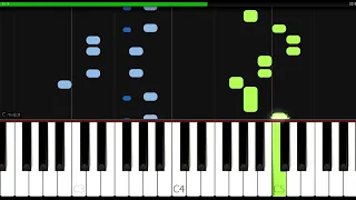 Já mám koně, vraný koně | Na klavír | Synthesia piano tutorial