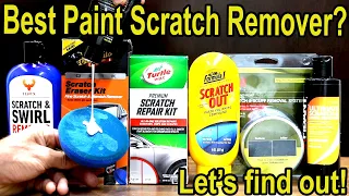 Best Car Paint Scratch Remover? Let's find out! Turtle Wax, Meguiar's, 3M, Nu Finish, Carfidant