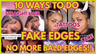 HOW TO DO FAKE EDGES!