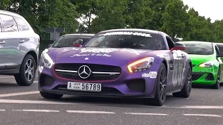 2015 Gumball3000 Mercedes AMG GT S - Loud Revs!