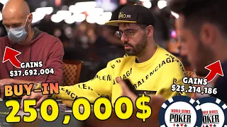 The Most Expensive Tournament of my Life 😱 : 250,000$ of Buy-in vs the best pros of the World 🌍