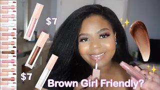 *NEW* Maybelline Lifter Glosses Lip Swatch and Review| Brown Girl Friendly!!