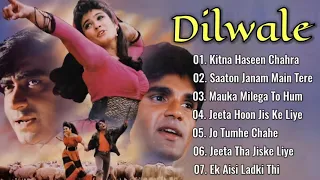 Dilwale Movie All Songs | Ajay Devgan, Twinkle Khanna, Suniel Shetty | 90's Hits | Filmy Jukebox