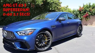 Mercedes Benz AMG GT 63 S 4 Door Coupe Fastest Performing Sedan! Let's talk about it! Randys Reviews