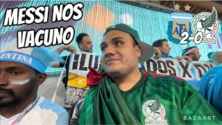 ARGENTINA vs MÉXICO 2-0 “MESSI ROMPE NUESTRAS ILUSIONES” Reacciones Desde Estadio LUSAIL