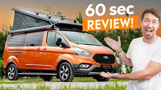 60 Second Review! Ford Nugget Plus Campervan