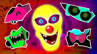 Glowing Scary Skeleton Song + More Spooky Fun Nursery Rhymes By Teehee Town