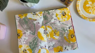 Create With Me, Art Journal, Creative Journal Ideas, Acrylic Paint, New Journal Techniques, Flowers