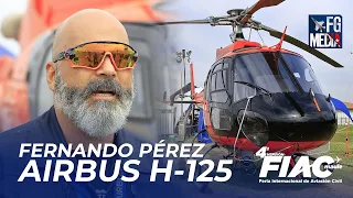 Fernando Pérez nos muestra el Airbus H-125 (AS-350B3e) de Rotortec en FIAC MAULE 2023