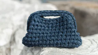 Tutorial Clutch bag a spirale #tutorialuncinetto #crochet #clutchbag #crochetbag #doinaswimwear