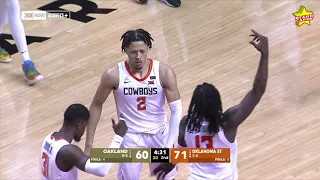 Oklahoma State phenom Cade Cunningham rocks the rim with windmill slam after steal vs. Oakland