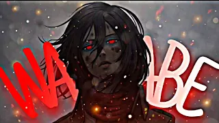 Mikasa Ackerman//Wannabe Why Mona //Anime AMV/Edit//@elorasgameworld4644