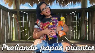 VENEZOLANA PROBANDO PAPAS PICANTES MEXICANAS ft.MEXICANAS - Ginette Escalona