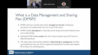 NIH Data Management and Sharing Policy Overview. November 30, 2022