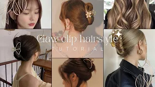 Easy claw clip hairstyle🌟🎀 | #hairstyle #explore #foryou #aesthetic #youtubevideo #trend