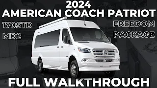 2024 American Coach Patriot MD2 AWD Luxury Class B RV with ECO-FREEDOM PACKAGE! **FULL WALKTHROUGH**
