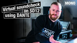 How to multitrack for virtual soundcheck using a DMI Dante card on DiGiCo