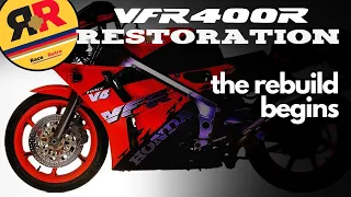 Classic 90's Honda VFR 400 NC30 Restoration | Part 4 | The rebuild begins episode
