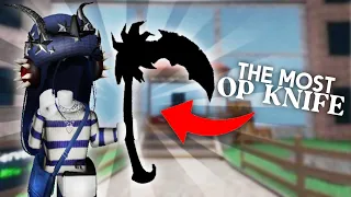 I played mm2 with the MOST OP KNIFE in the GAME… (Murder Mystery 2)