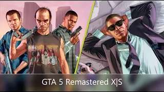 GTA 5 Remastered on XBOX Series S at 60fps gameplay | GTA 5 next gen