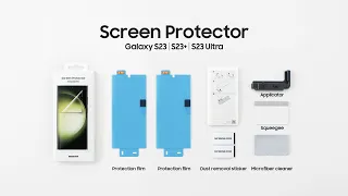 How To Apply Screen Protector | Galaxy S23, S23+ & S23 Ultra | Samsung UK