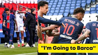 After Getting RED CARD vs Lille, Neymar SHOCKED EVERYONE With His Reaction! Football News.