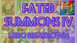 ✨ Fated Summons IV: HERO BREAKDOWN 🌟 My Thoughts on the LEAKED List 🤠