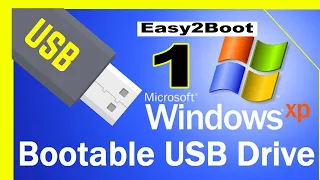 Preparar USB BOOTEABLE con Windows Xp 🧐 Opcion #1 😲 Easy2Boot