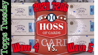 Topps Tuesday ⚾️: 2020 Topps T206 Wave 4 and 5 3x Boxes | Rookie baseball cards🔥 Cleveland!🔥