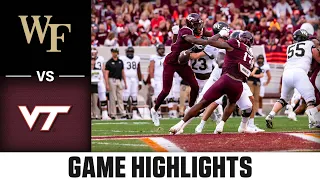 Wake Forest vs. Virginia Tech Game Highlights | 2023 ACC Football