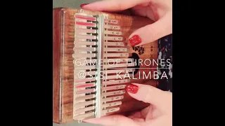 Game Of Thrones Theme  ☆  Kalimba Cover  ☆  With Tabs