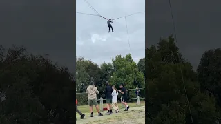 Full video of my friend on the giant swing